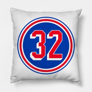 Adam Huska Number 32 Jersey New York Rangers Inspired Pillow