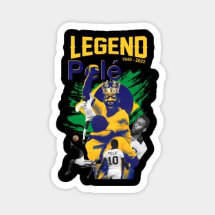 Pelé legend forever Goat Magnet