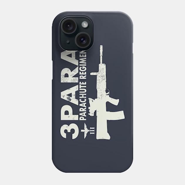 3 Para Parachute Regiment (distressed) Phone Case by TCP