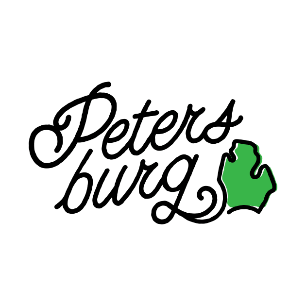 Petersburg Michigan - Hand Lettering by SchaubDesign