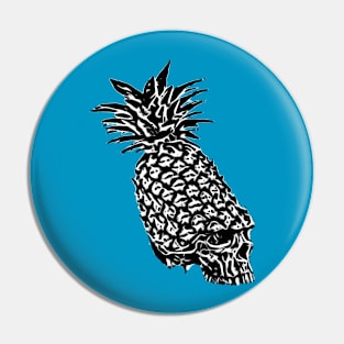 Pineapple skull Pin