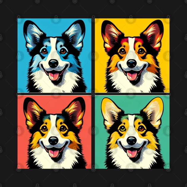 Cardigan Welsh Corgis Pop Art - Dog Lovers by PawPopArt