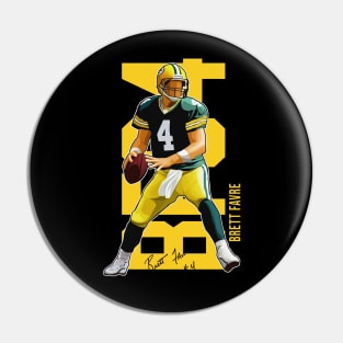 Brett Favre #4 The Gunslinger Pin