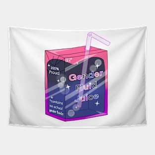 Gender Fluid Juice Pride Juice Box Tapestry