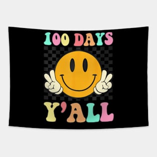 100 Days Of School Teacher Boys Girls Kids 100Th Day School Tapestry