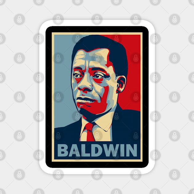 James Baldwin Magnet by alphacreatives