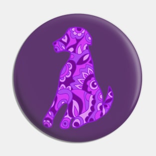 Purple Pooch Pin