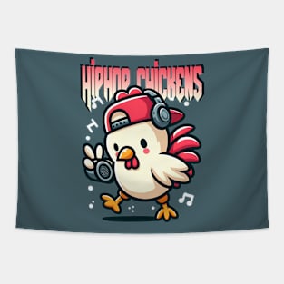 hiphop chickens Tapestry