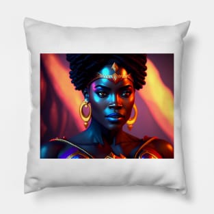 The Afrofuture: Beauty and Brilliance T-Shirt Pillow