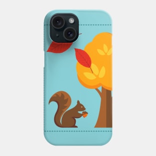 Cute Squirrel Tree Phone Case