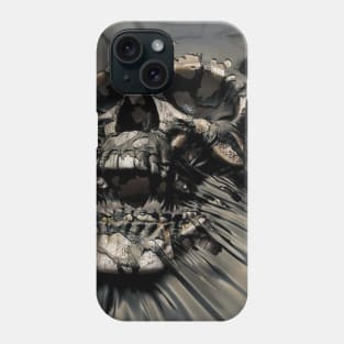 3D Skull Ripping Tattoos Phone Case