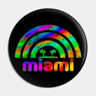 Miami Tie Dye Pin