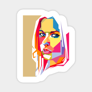 avril lavigne in pop art Magnet