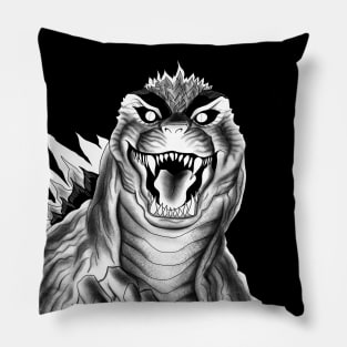 the king of the monsters, the godzilla in the dark Pillow