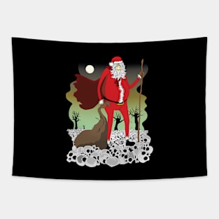 Santa the wanderer Tapestry