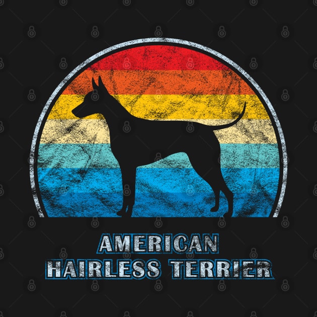 American Hairless Terrier Vintage Design Dog by millersye