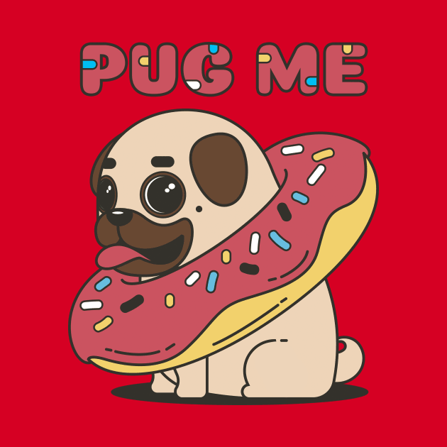 Pug me! by Here Comes Art