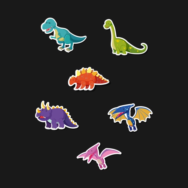 Dino sticker pack by timegraf