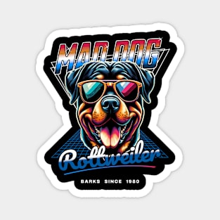 Mad Dog Rottweiler Magnet