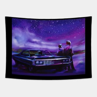 Impala Nights -no  banner Tapestry