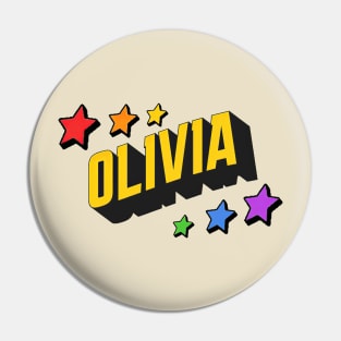 Olivia- Personalizes Style Pin