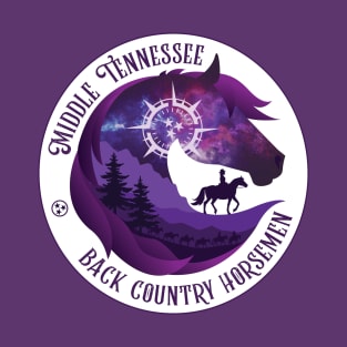 Middle TN Back Country Horsemen • Galaxy T-Shirt