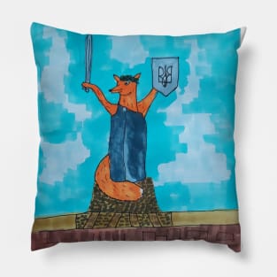 Batkivshina-mother fox Pillow