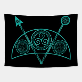 Pictish Crescent V Rod Tapestry