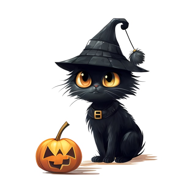 black cats lover for halloween by AliZaidzjzx