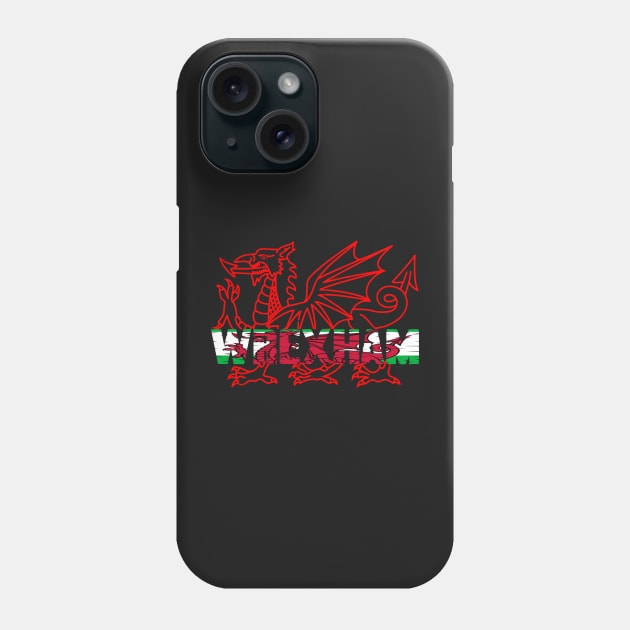 WREXHAM WELSH FLAG DRAIG GOCH II Phone Case by MarniD9