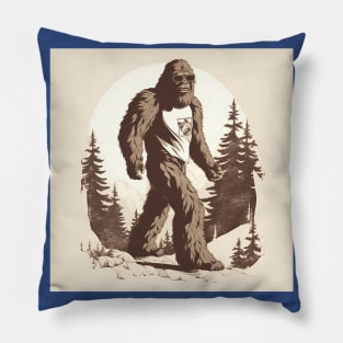 Dope Sasquatch in Nature Pillow