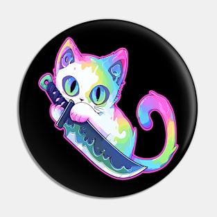 DJ Festival Cute Party Cat EDM Rave Pin