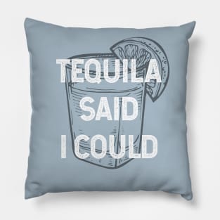 Tequila Said I Could Pillow