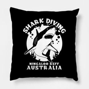 Shark Diving At Ningaloo Reef Pillow