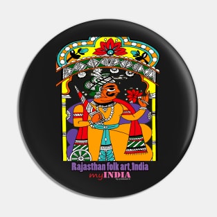 rajasthan folk art Pin