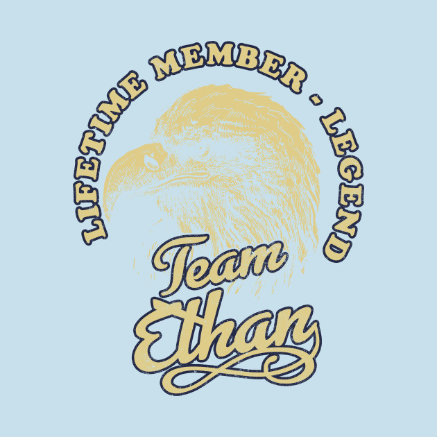 Disover Ethan Name - Lifetime Member Legend - Eagle - Ethan - T-Shirt