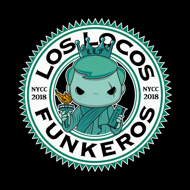 NYCC 2018 (Teal Border) Liberty Frederico - Los Locos Funkeros by Kickinittt