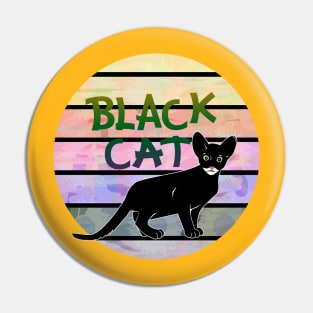 Black Cat Pin