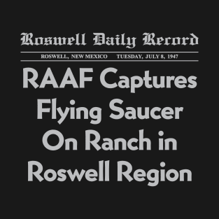 Roswell 1947 Flying Saucer T-Shirt