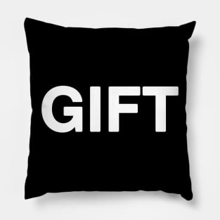 GIFT Typography Pillow