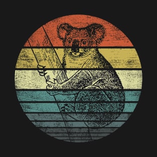 Koala Retro Vintage Sunset T-Shirt