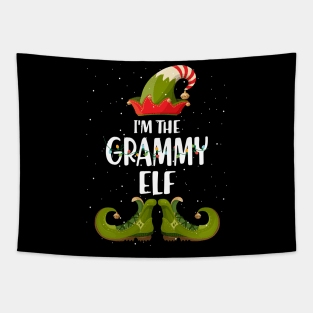 Im The Grammy Elf Shirt Matching Christmas Family Gift Tapestry