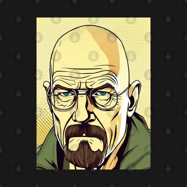 Walter White - Head by Buff Geeks Art