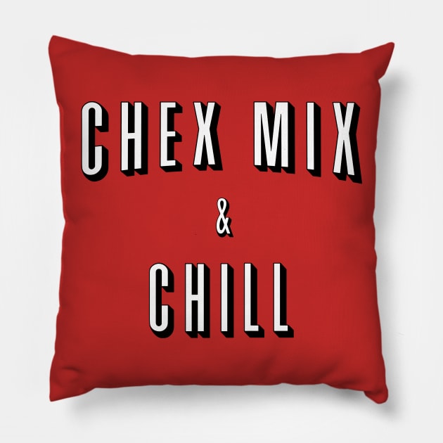 Chex Mix and Chill Pillow by Roufxis