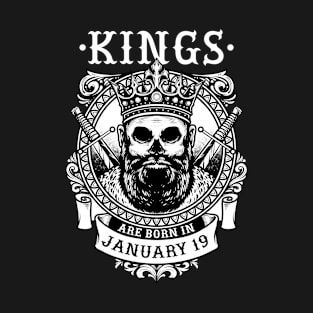 king are born in january 19 T-Shirt