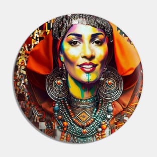 Moroccan Amazigh Beauty V3 Pin