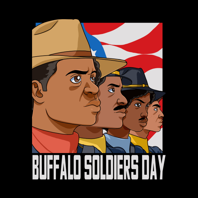 National Buffalo Soldiers Day African American July 28th by Noseking