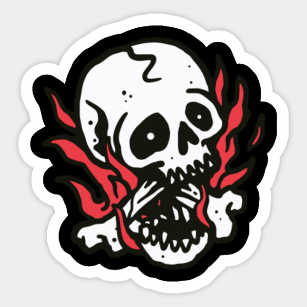 Featured image of post Cool Skull On Fire : For full size note me.