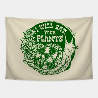 Snails will eat your garden Tapestry