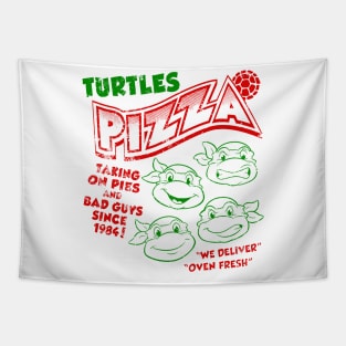 Turtles Pizza - Taking On Pies And Bad Guys Tapestry